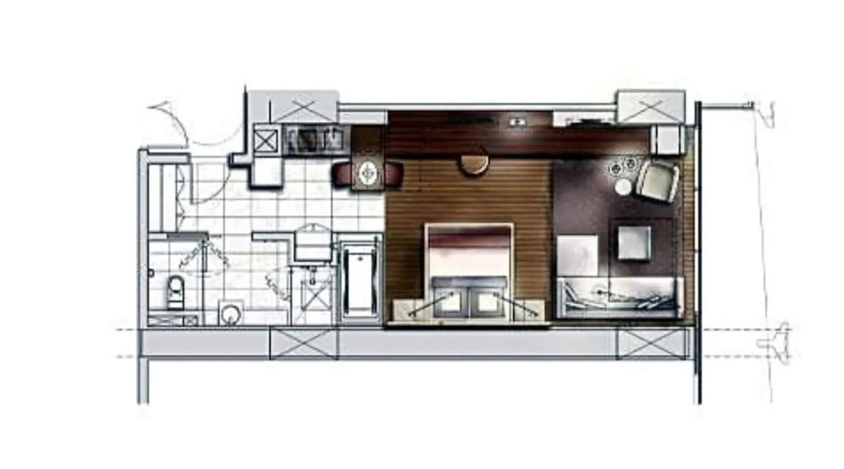 Daire Luxe Condo Balcony Strip View Free Parking ABD